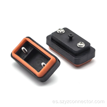 Conector impermeable D-SUB cubierta de sellado impermeable